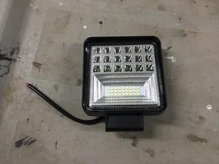 Lot of (2) 126W 4" LED Worklights, New.