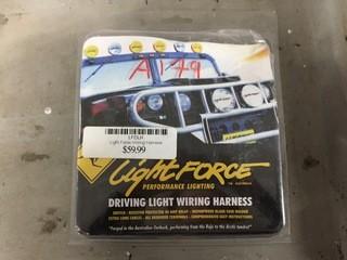 Light Force Driving Light Wiring Harness, New.