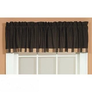 August Grove Millicent Block Border Curtain Valance (ATGR8261)