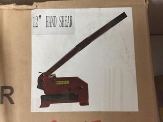 12" Hand Shear, New.