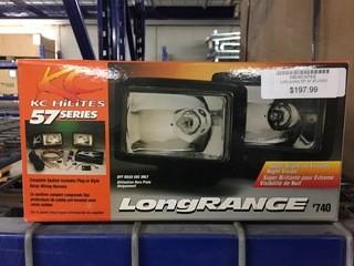 KC HiLites Long Range 5"x 7" Off Roads Lights, New.