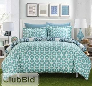 Chic Home Ibiza Reversible Duvet Cover Set - Queen(CHDE1925_15220426_21104445)