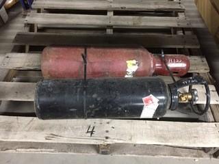 Lot of (2) Acetylene/Oxygen Tanks.