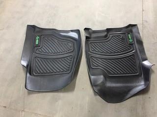 Lot of (2) GatorGear Black Truck Mats for 2007-13 Silverado/Avalanche.