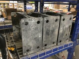 Lot of (4) Rack-A-Tiers Wire Dispensers.