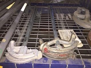 Lot of (4) Conduit Benders.