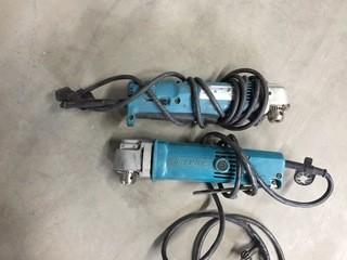 Lot of (2) Makita Angle Drills.