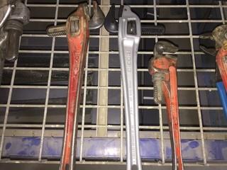 Lot of (3) Pipe Wrenches.