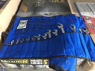 Lot of (2) Powerfist 14pc Angle Wrench Sets, New.