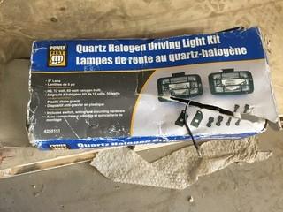 Quartz Halogen Driving Light Kit.