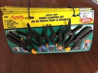 Lot of (10) New Quick Jaw Plastic Hobby Clamping Sets.
