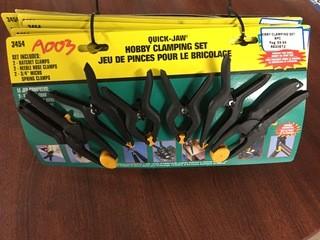 Lot of (10) New Quick Jaw Plastic Hobby Clamping Sets.