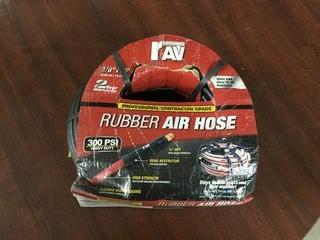 New 3/8" x 50' Professional Grade Rubber Air Hose 