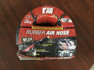 New 3/8" x 50' Professional Grade Rubber Air Hose 