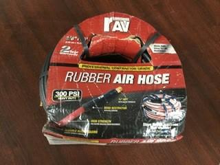 New 3/8" x 50' Professional Grade Rubber Air Hose 