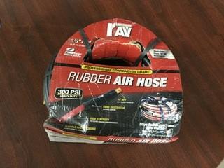 New 3/8" x 50' Professional Grade Rubber Air Hose 