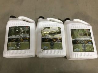 Lot of (3) 4L Jugs Of Turbo Power Premix 50/50 Anit-Gel HD Antifreeze