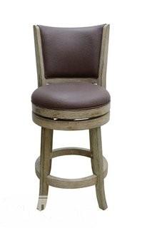 Darby Home Co Stoudt 24 Swivel Bar Stool - White Wire Brush (DRBC5254)