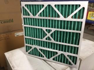 Lot of (10) Airguard Filters, 24x24x4.