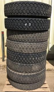 Selling Off-Site (8) 11R24.5 Tires. Location: 339 Aquaduct Dr., Brooks, AB Call Tim For Further Information 403-968-9430.