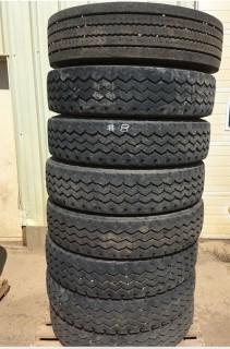 Selling Off-Site (1) Original & (7) Recap 11R22.5 Tires. Location: 339 Aquaduct Dr., Brooks, AB Call Tim For Further Information 403-968-9430.