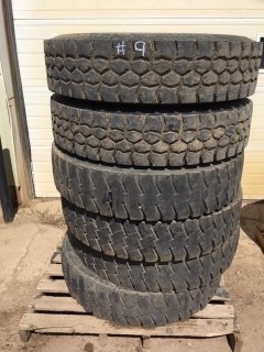 Selling Off-Site (4) Original & (2) Recap 11R24.5 Tires. Location: 339 Aquaduct Dr., Brooks, AB Call Tim For Further Information 403-968-9430.