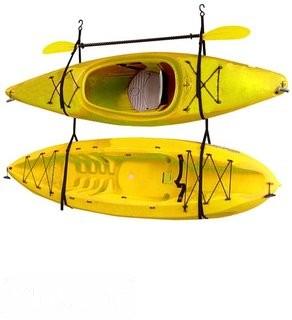 Gear Up Inc. Kayak / Canoe Storage and Portage Hang 2 Deluxe Strap Storage System Ceiling/Wall Mounted Kayak Rack (GUPI1039)