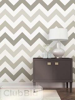 WallPops! Taupe Zig Zag Wallpaper Roll (WPP1614)