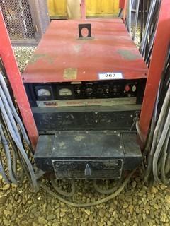 Lincoln Idealarc DC-600 Arc Welder C/w Cable. SN C1990100552 *Note: Stand Not Included*