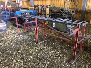 12ft Roller Table C/w Angle Frame