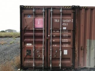 40' HC Storage Container # TRLU 5643692.