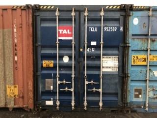 40' HC Storage Container # TCLU 9525894.