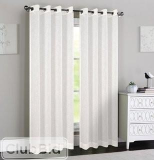 Urbanest Madeline Polka dots Sheer Grommet Curtain Panels (UBNT1131_18769204_18769200)