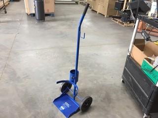 Powerfist Propane Cylinder Dolly with Torch Holder, New.