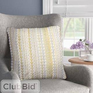 August Grove Belfort Braided Decorative Cotton Throw Pillow  - Jade/Multi(AGTG3785_24262214)