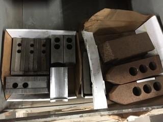 Lot of Chucks, Chuck Jaws & Chuck Wrench, Etc.