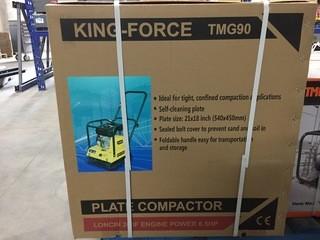 King-Force TMG90 Plate Compactor, New.