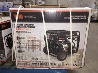 TMG Industrial 9000W Portable Generator, New.