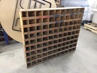 Wood Parts Bin.