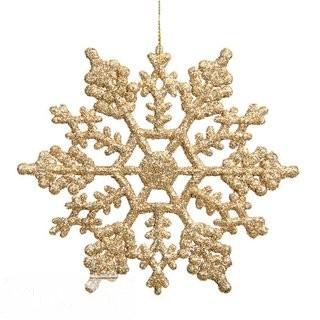 The Holiday Aisle Glitter Snowflake Christmas Ornament (HLDY1289_17699410)