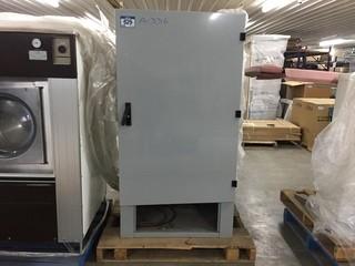 Enclosed cabinet c/w Prologic Controls, PLC-2450 Power Supply.