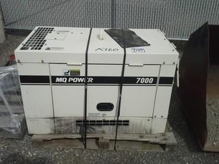 MQ Power 7000 Whisperwatt Generator (3768/Hrs). 