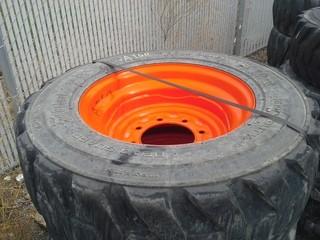 Lot of (4) Bobcat Tires W/Rims, 10-16.5 NHS.