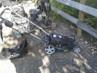 Yardworks Electric Lawnmower 19"/36V w/Bag. 