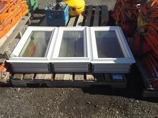 Lot of (3) 16" X 29 1/2" Windows.