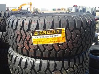 Lot of (4) Grizzly Passenger Car Tires 35 X 12.50R20LT.