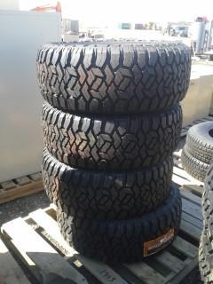 Lot of (4) Grizzly Passenger Car Tires 33 X 12.50R20LT.