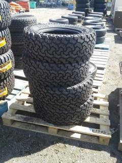 (4) Durun Terrain Grabber A/T 245/70R16LT Tires.