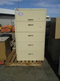 Lot of (2) Filing Cabinets. 