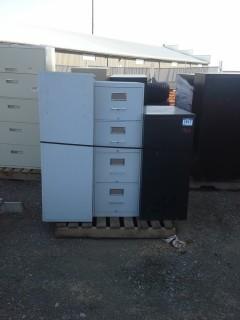 Lot of (3) Filing Cabinets.